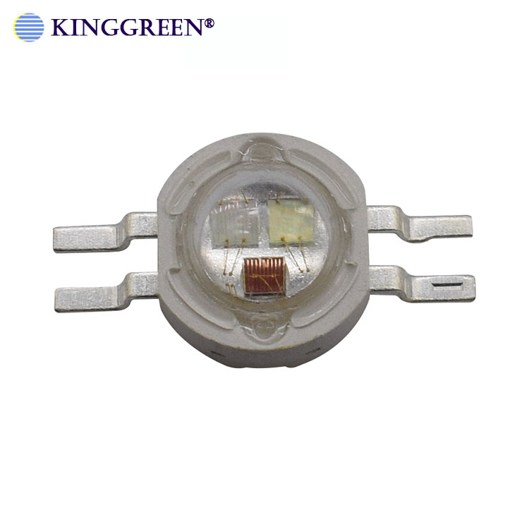 High power 4PIN 3W RGB LED lamp beads