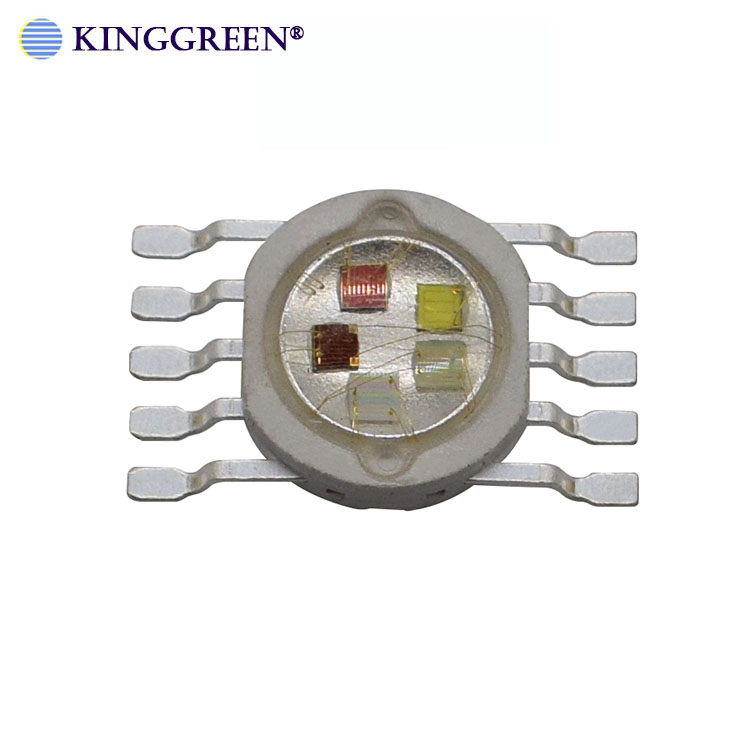 High quality 10PIN 5W/15W RGBWY 5 color in 1 LED light light source