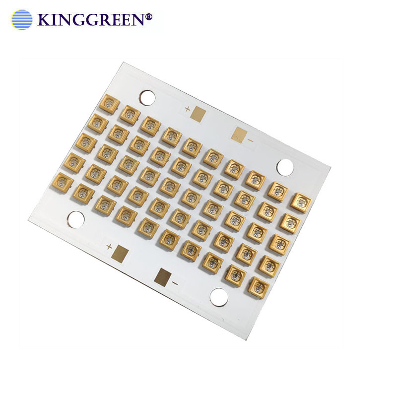 High Power 50W Deep UV LED Module 275nm UVC LED Lamp With 50*40mm Copper PCB For Sterilization